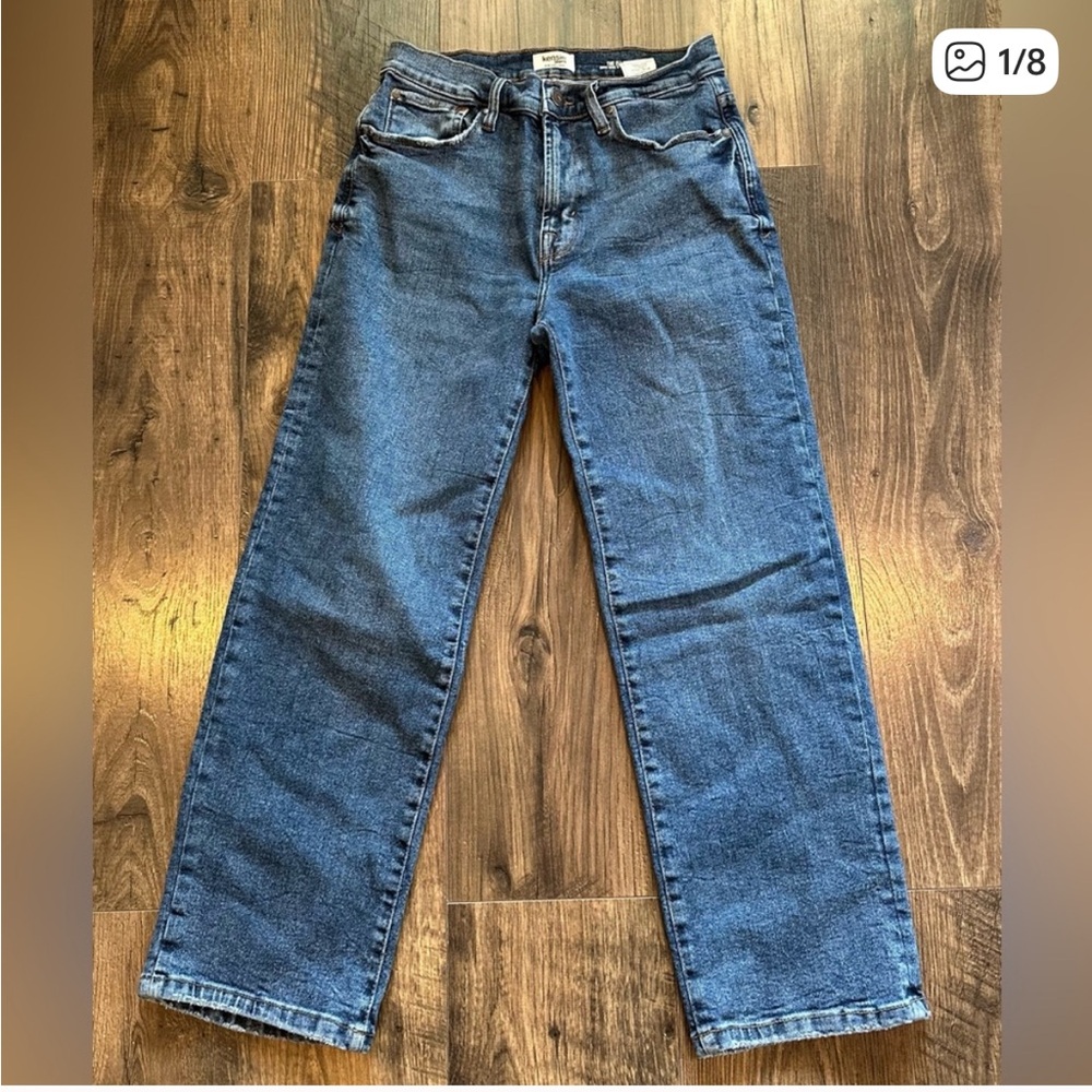 Kensie Jeans Vintage Luxe the Ella Straight High Rise Jeans